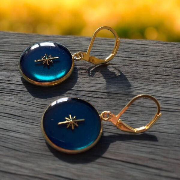 Boucles Pénélope bleues – Image 2